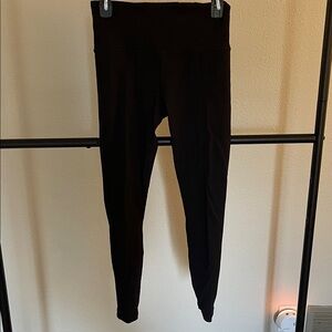 Athleta Rib Tight Black High-Waisted Leggings